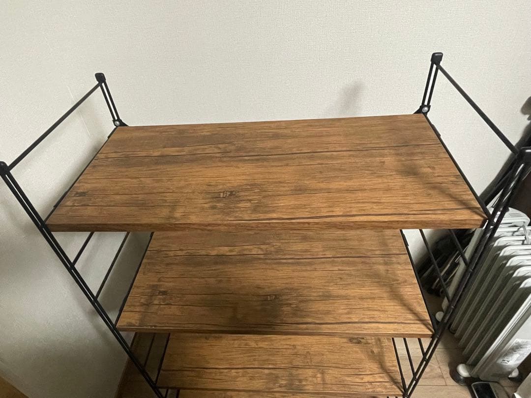 週末限定10%OFF‼︎ 山善 ウッドシェルフ アンティーク MWS-12844