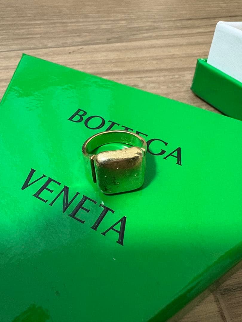 リ*店様 BOTTEGA VENETA ボッテガ　ゴールドスクエアリング