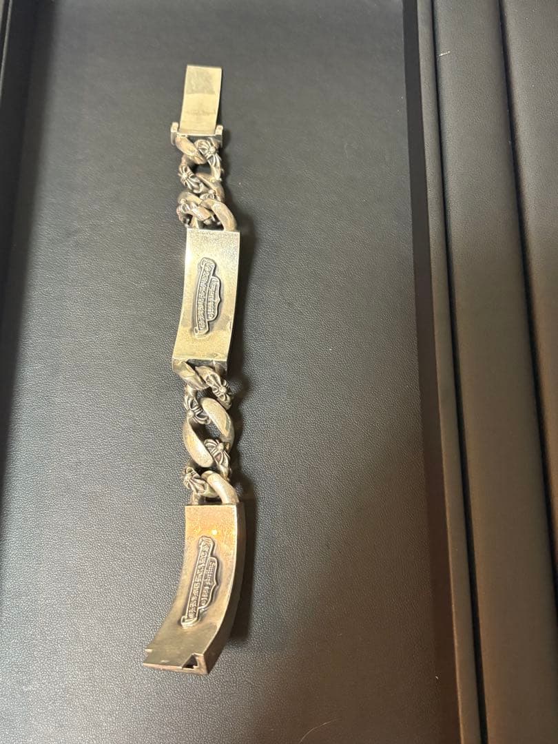 レアCHROME HEARTS ダブルID フローラルダガー ファンシーチェーン