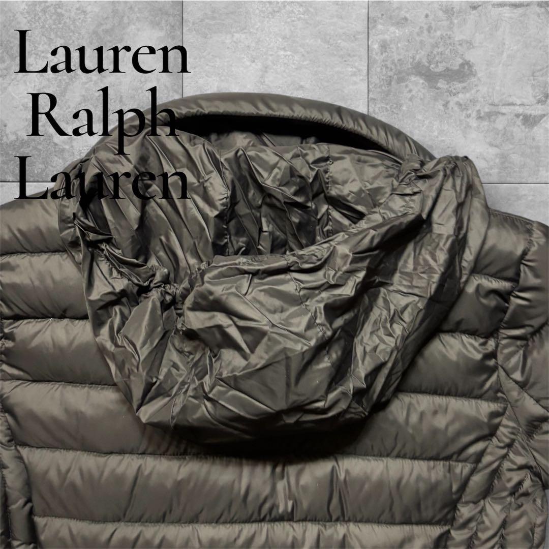 新品未使用 ローレンラルフローレン ダウンジャケット スタンドカラー ブラック
