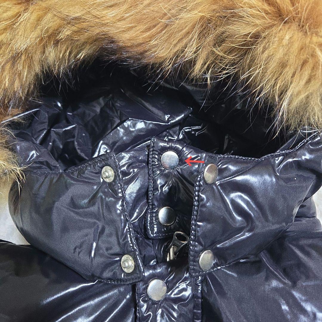 00s ハウス オブ ブルース リアルファー y2k ダウンジャケット 光沢