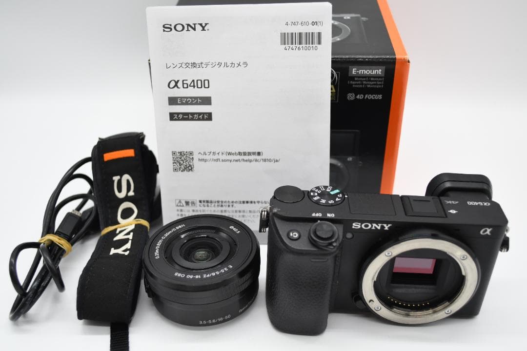 ★完動品★ ソニー α6400 ミラーレス一眼 パワーズームレンズキット