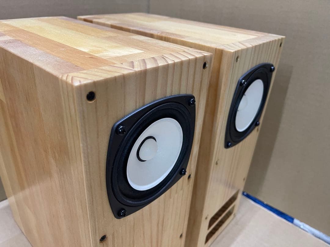 FOSTEX FE103NV2 搭載woodenスピーカー　自作