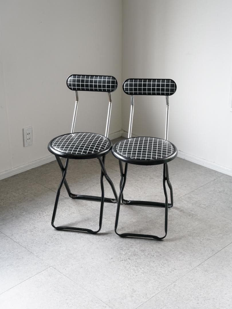 80's ポストモダン vintage フォールディングチェア レトロポップ