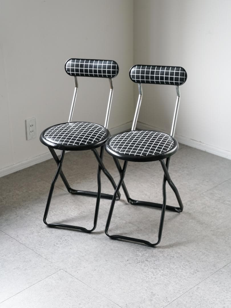 80's ポストモダン vintage フォールディングチェア レトロポップ