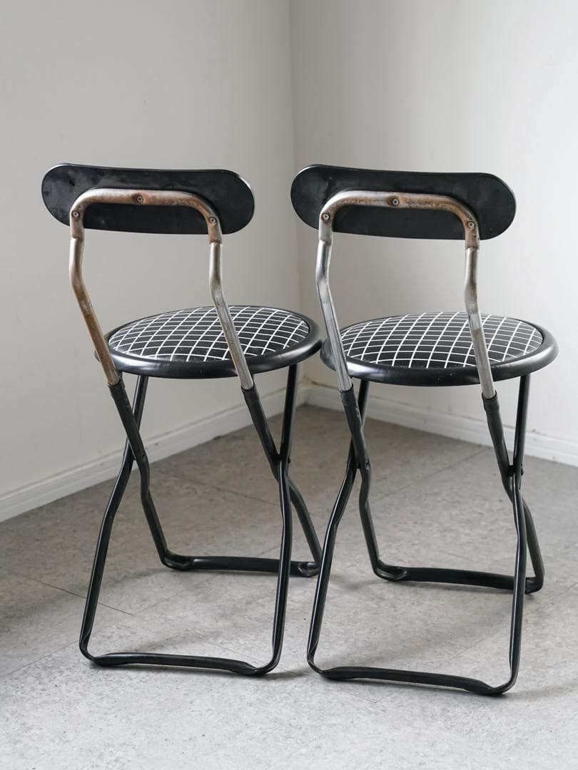 80's ポストモダン vintage フォールディングチェア レトロポップ