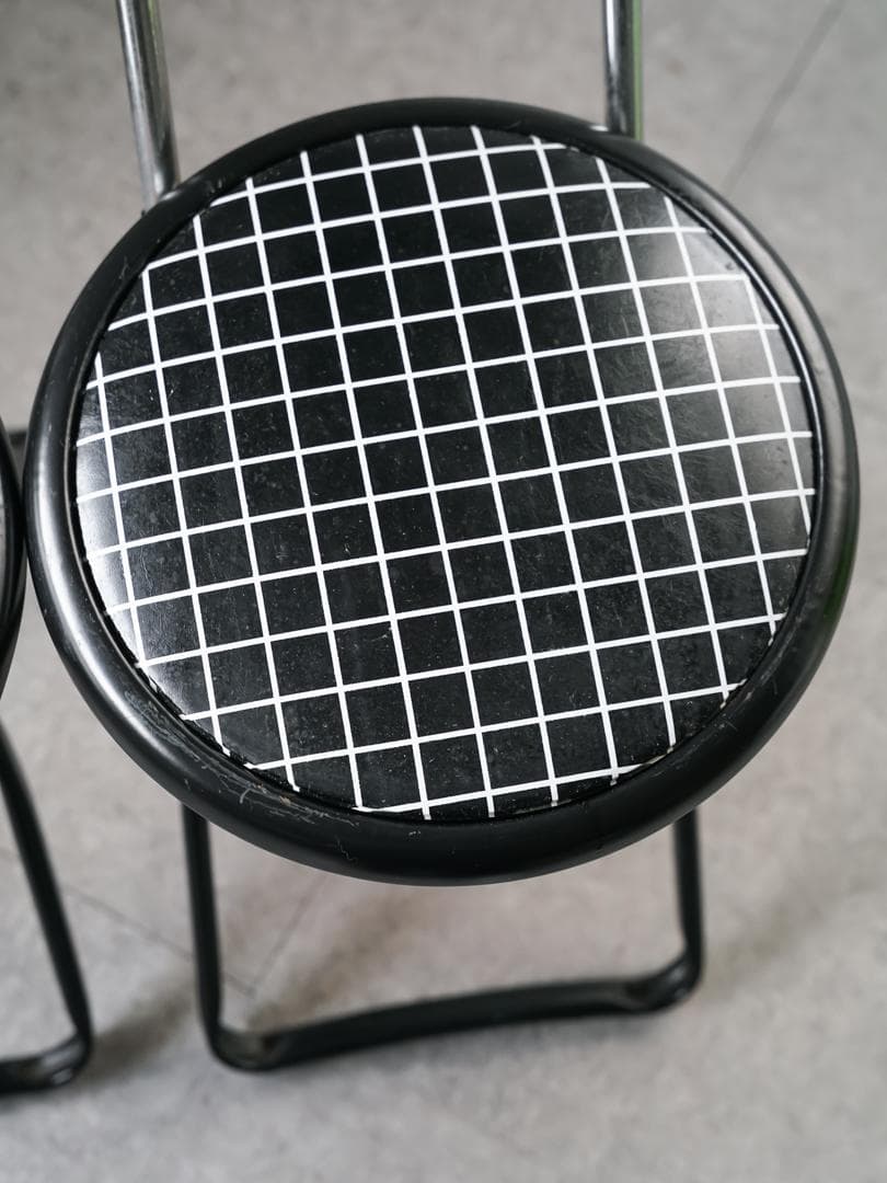 80's ポストモダン vintage フォールディングチェア レトロポップ