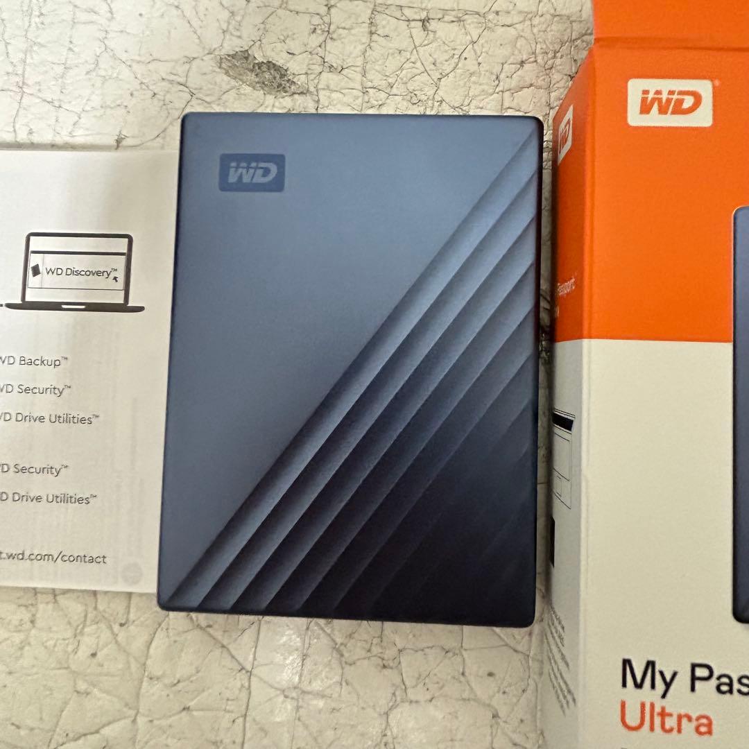 WD my passport ultra ポータブルHDD 5TB USB-C