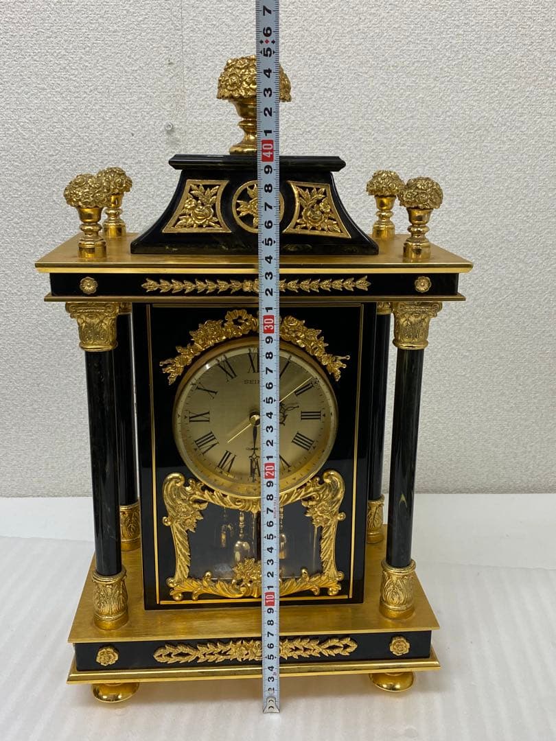 3-1927 希少 高級 SEIKO セイコー バロック調 置時計 QW426B