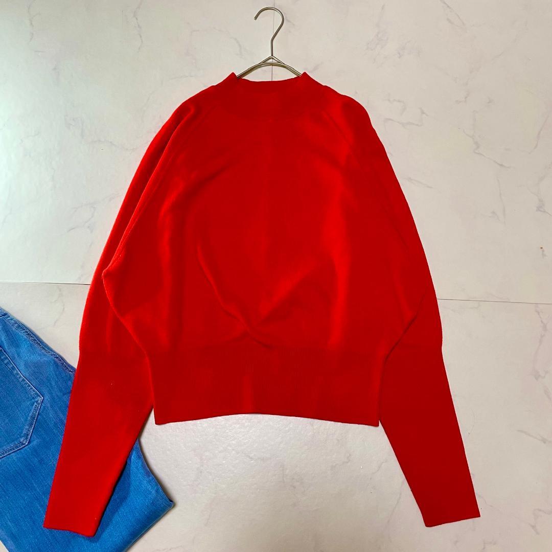 専用 未使用級 CABaN コットンカシミヤ ハイネック ニット ラグラン 発色