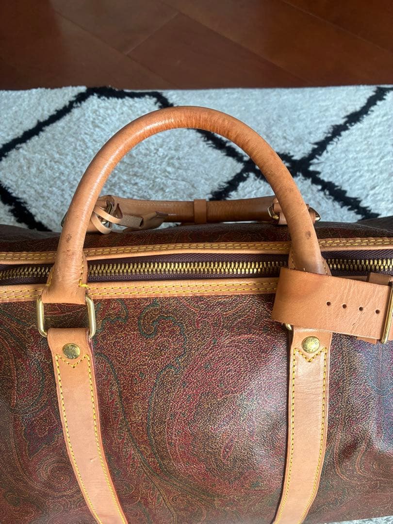 エトロ　ボストンバッグ ペイズリー柄 旅行バッグ　大容量