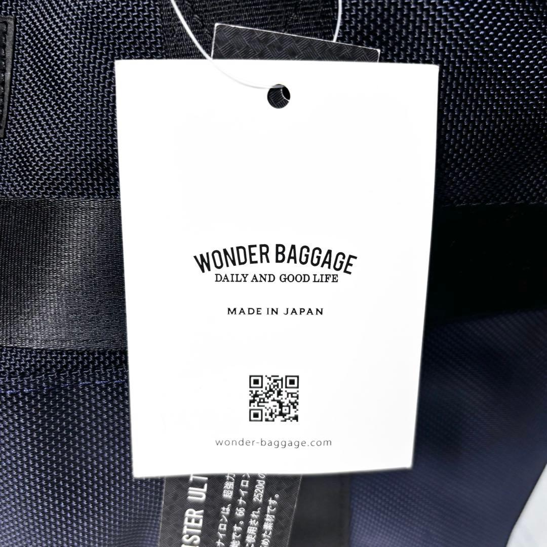 タグ付未使用 日本製 ワンダーバゲージ GOODMANSライトトート紺 A4可