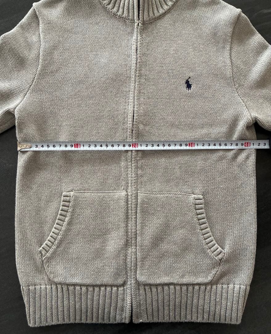 ラルフローレン　ニット　ジップアップセーター　タグ付き