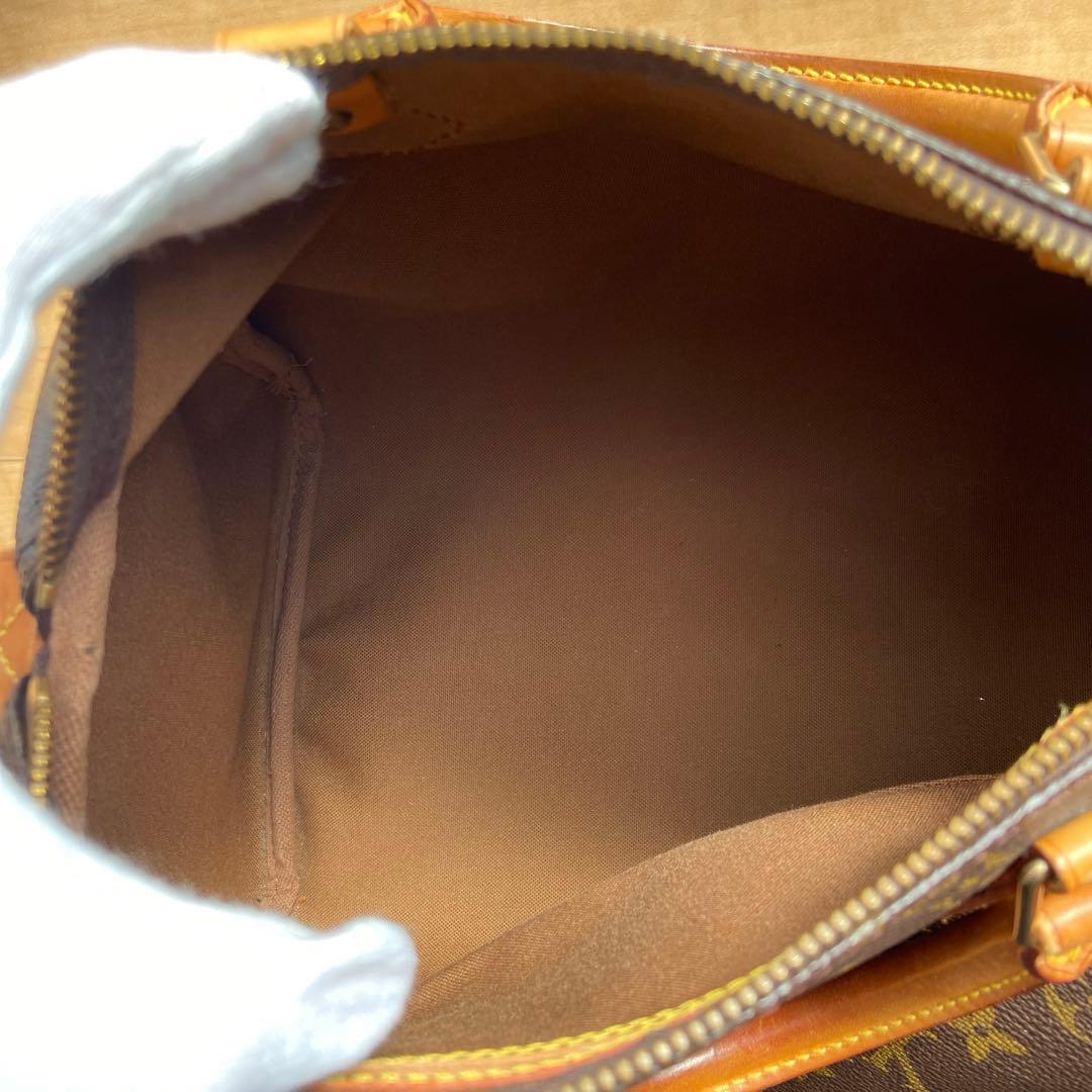 南京錠 鍵付き ルイヴィトン バッグ スピーディ 30 モノグラム ブラウン