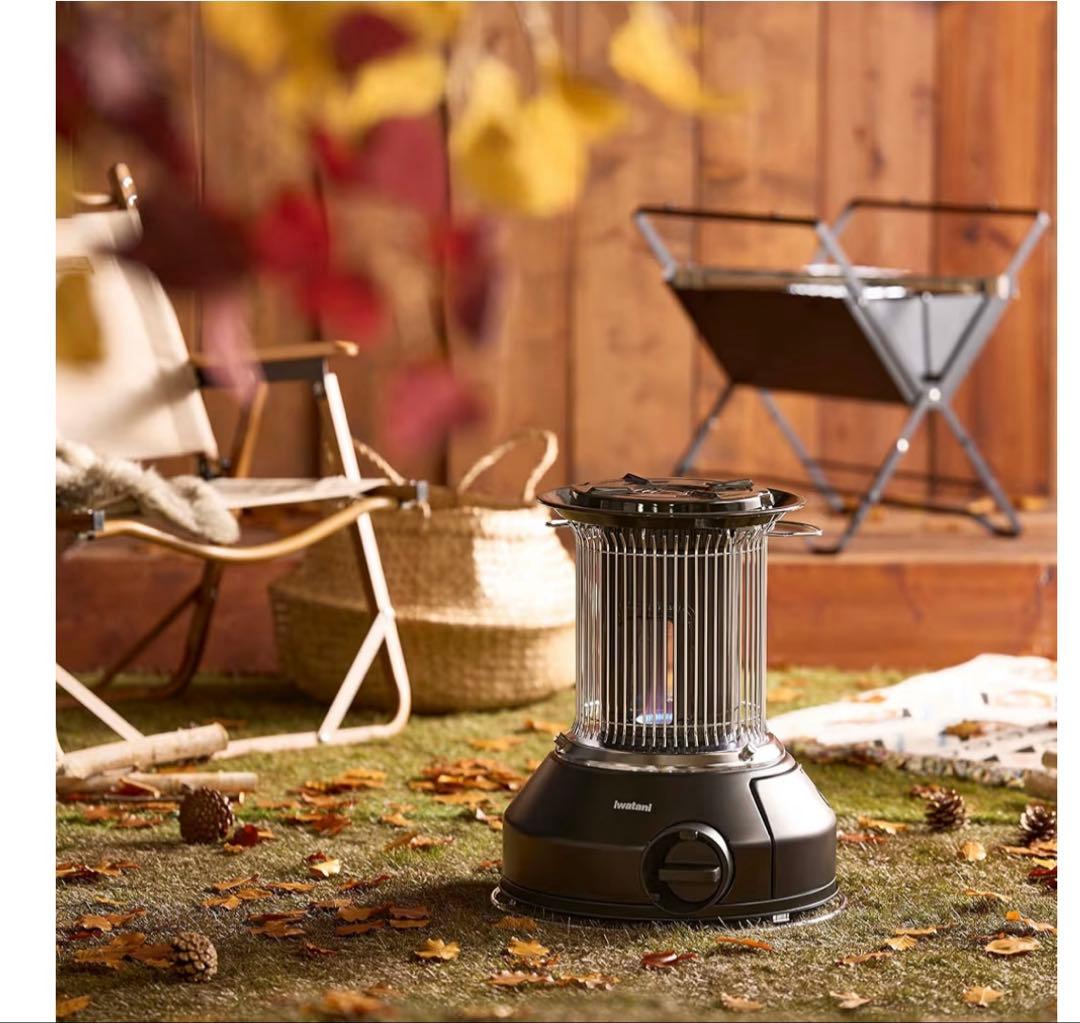 水*度様 iwatani ガスストーブ CB-STV-MRD ブラック