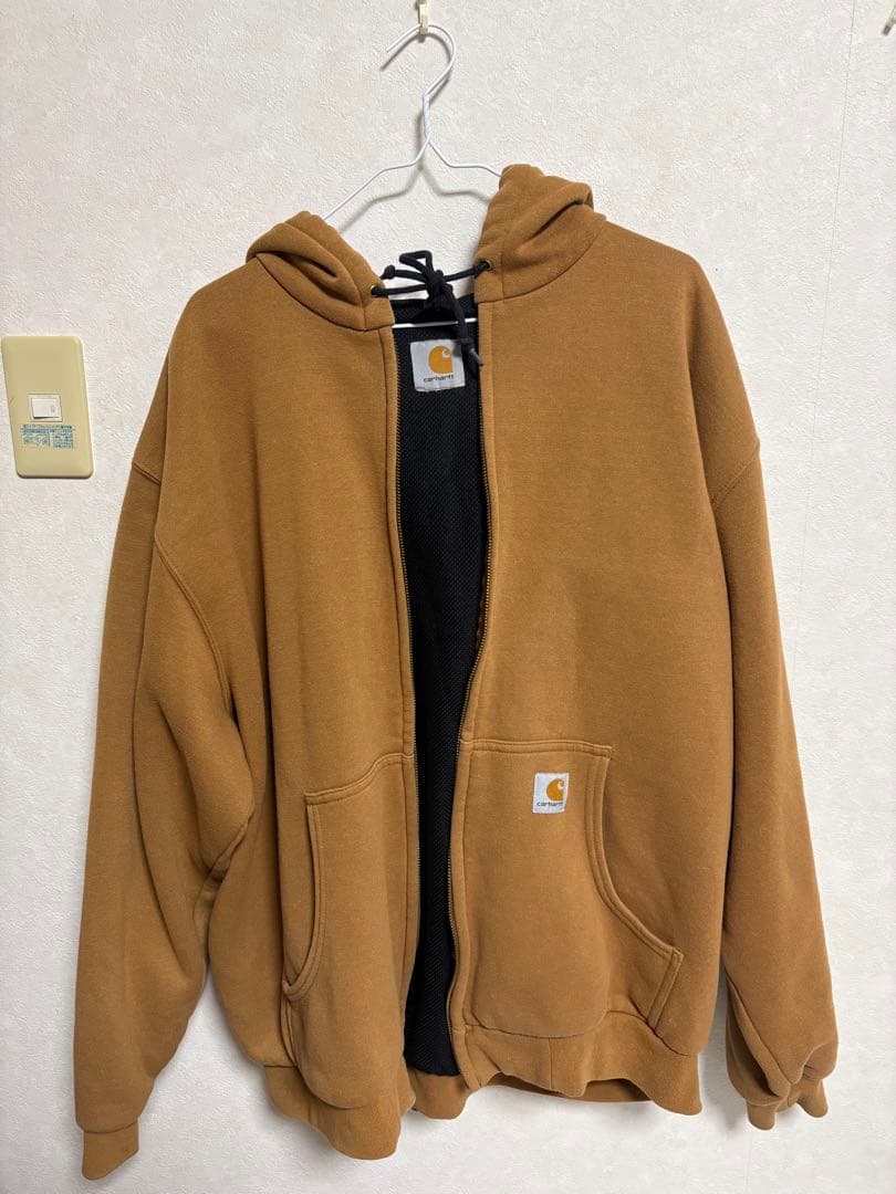 Carhartt フード付きスウェットジャケット 裏サーマル