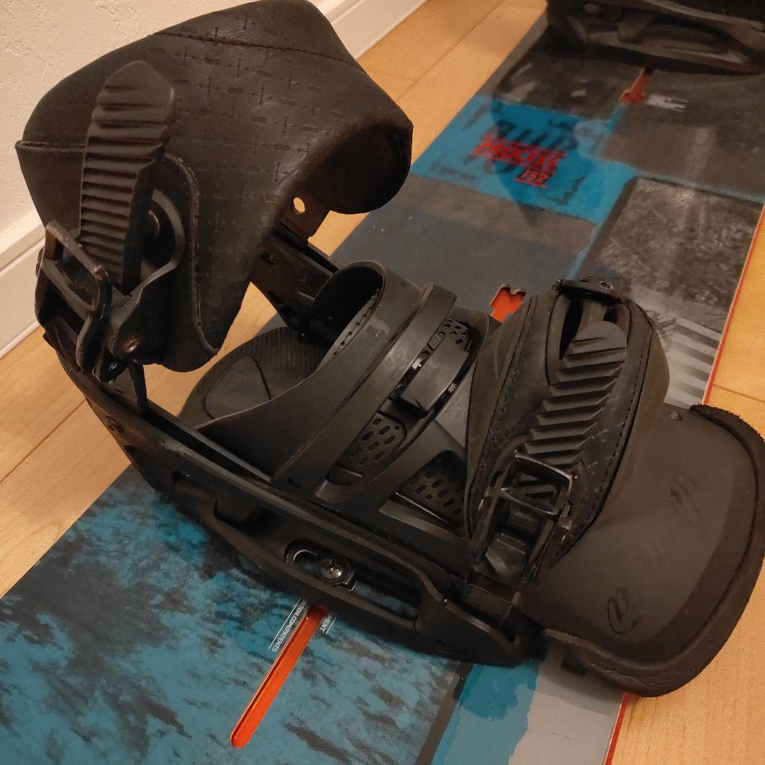【美品】BURTON process flying v 152cm ビンディング