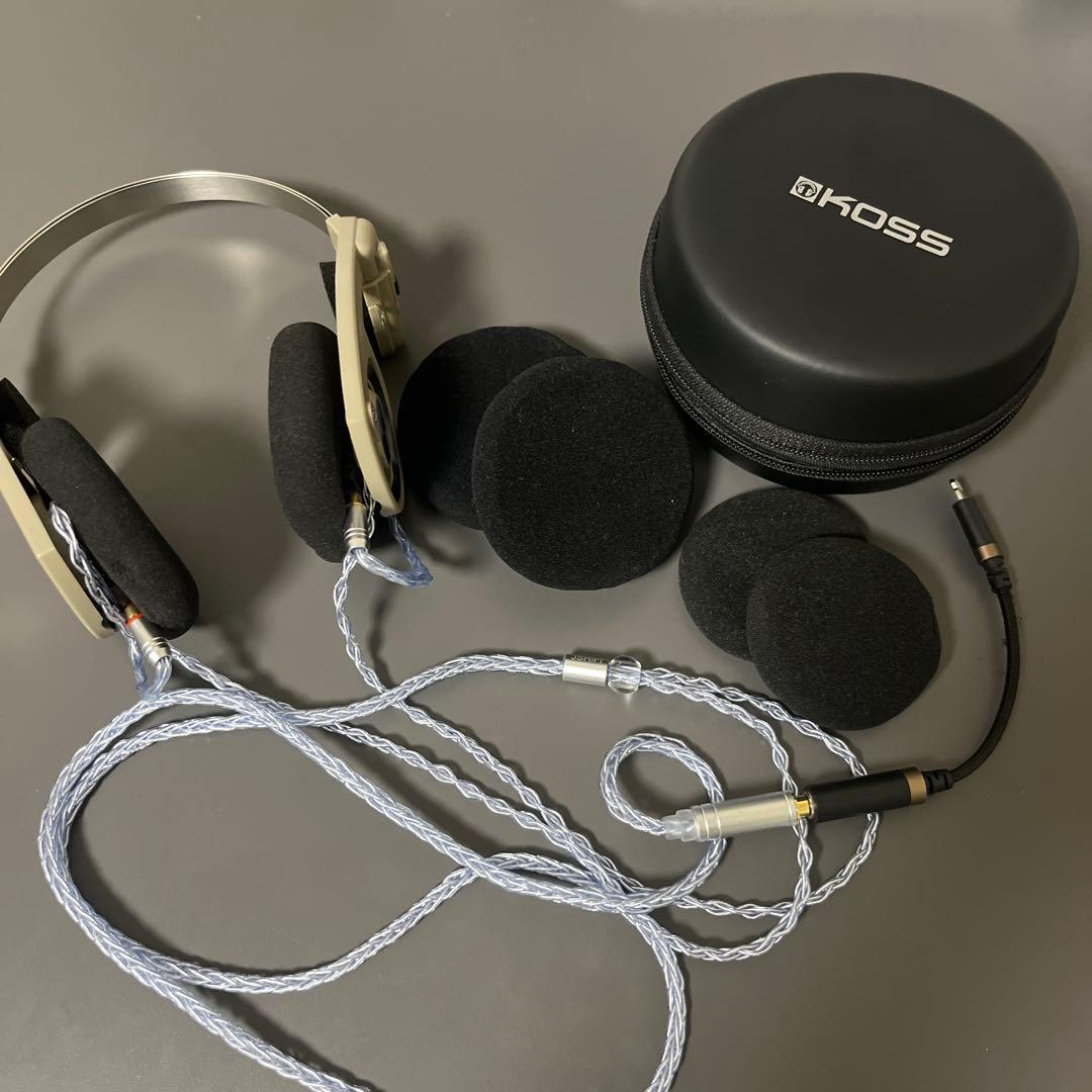 koss porta pro MMCX化済み 有線ケーブル付き ケース付き