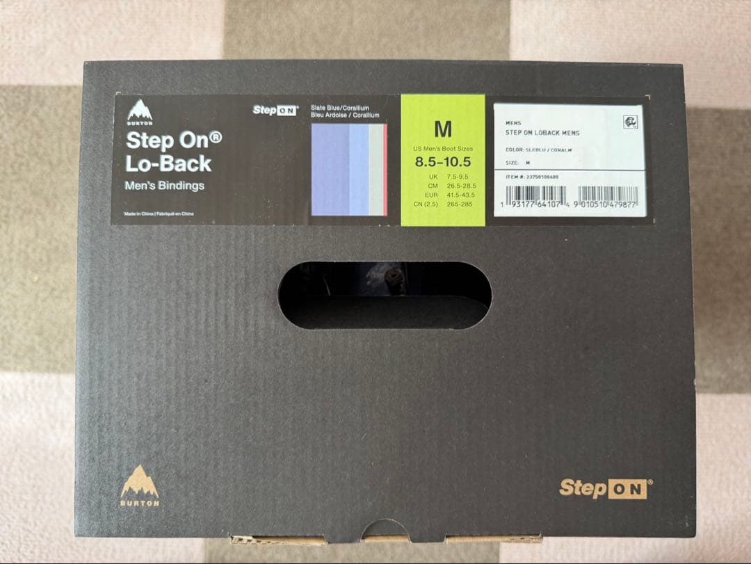 バートン ステップオン ビンディング ローバック Mサイズ
