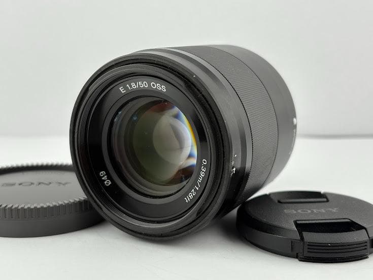 ★良品★ソニーSONY E 50mm F1.8 OSS SEL50F18ブラック