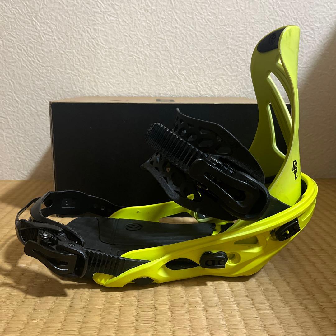 【超軽量】18/19 FLUX DSL ネオンイエロー Mサイズ ビンディング