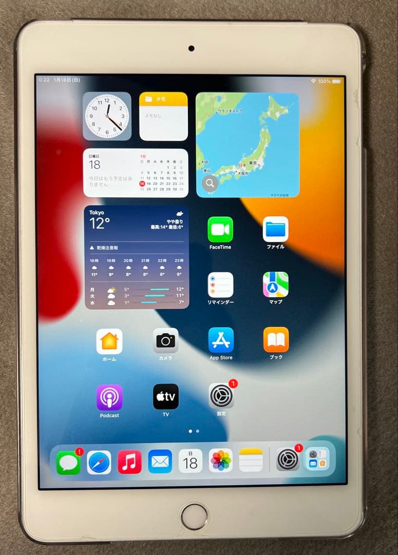 iPad mini4 Wi-Fi + Cellularモデル セルラー