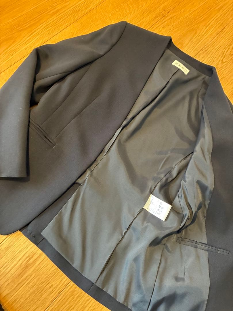 あけみん　プラステ　スーツ　ジャケット　パンツ　セットアップ　ネイビー