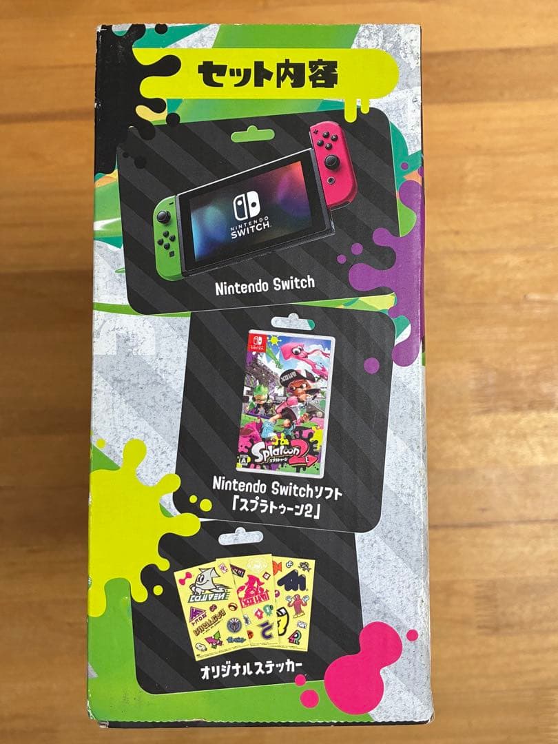 動作確認済Switch 本体 箱付＋追加Joy-Con＋128GBmicroSD
