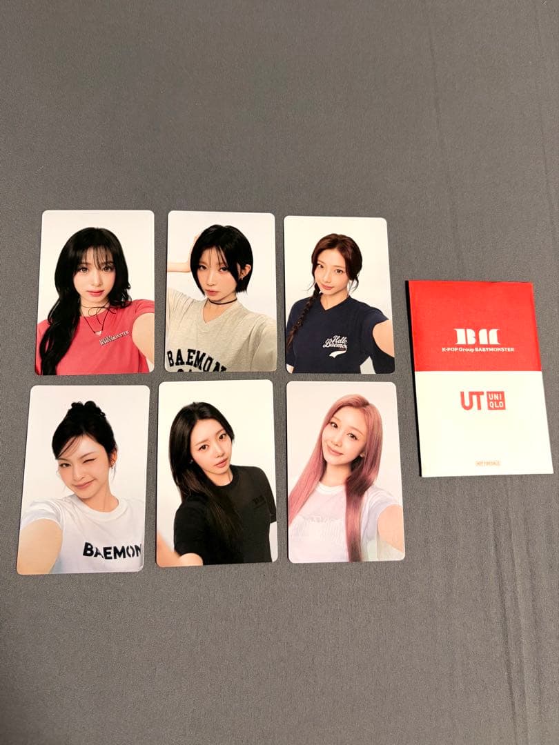 Babymonster x ユニクロ 購入特典 全6点セット ベビモン A