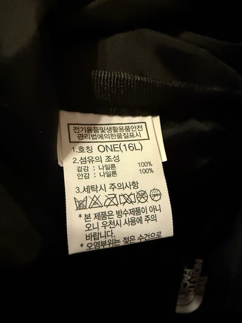 THE NORTH FACE ブラック リュック　韓国