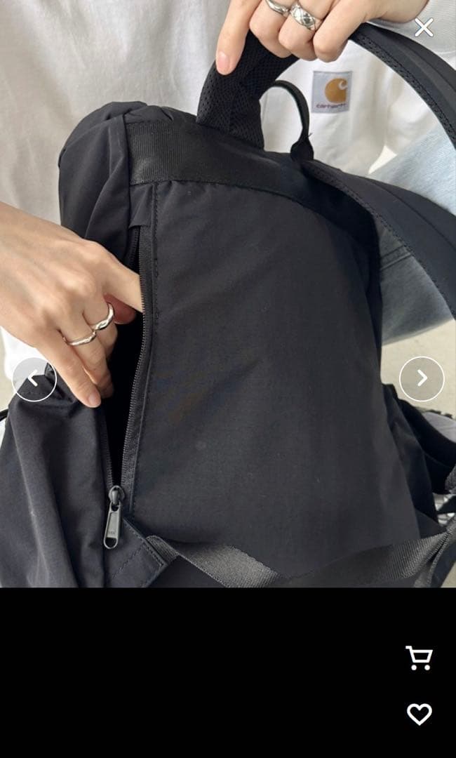 THE NORTH FACE ブラック リュック　韓国