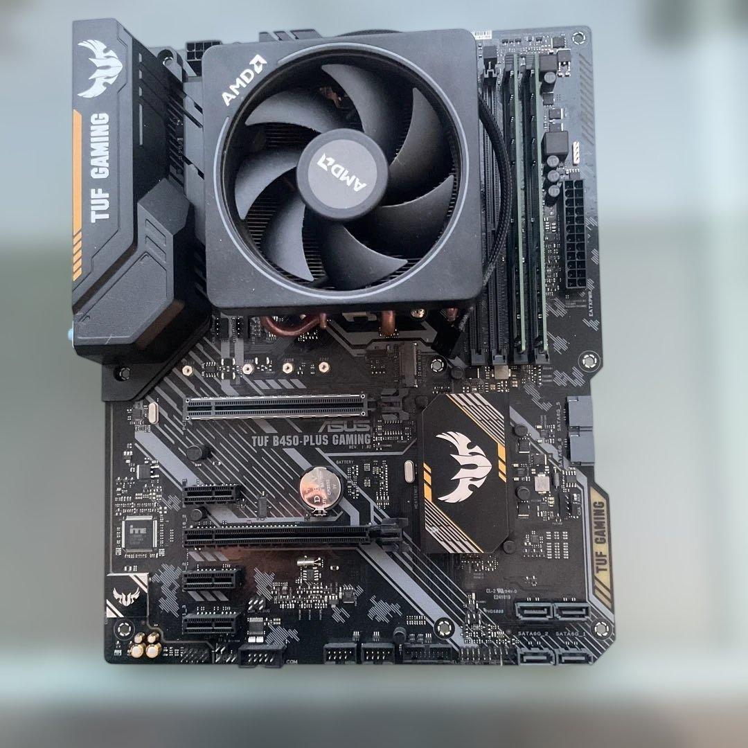 （動作未確認）ASUS TUF B450-PLUS GAMING マザーボード他