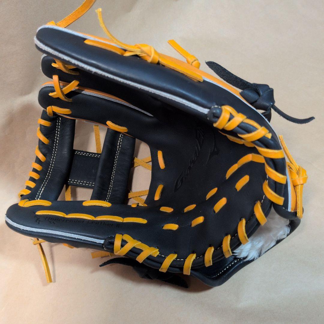 ミズノ:右投げ用:軟式用グラブ:内野手用:サイズ9:DブルーXオレンジ