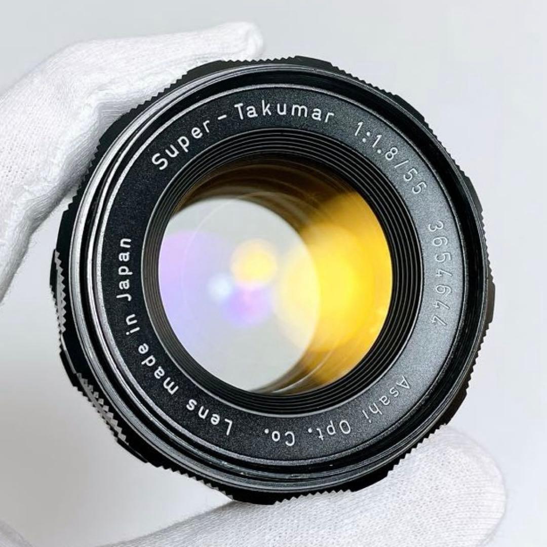 【虹色フレア】Super Takumar 55mm f1.8 整備済 m42