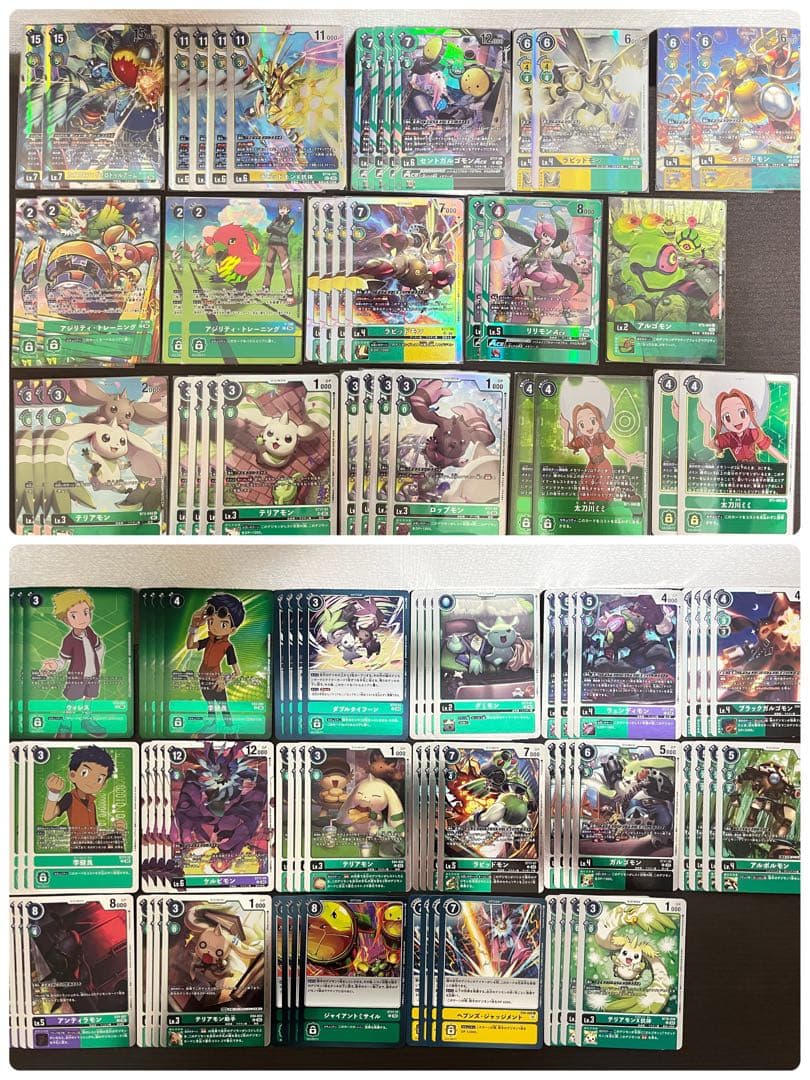 デジモンカード　ダブルタイフーン　ラピッドモンX抗体　セントガルゴモン　デッキ