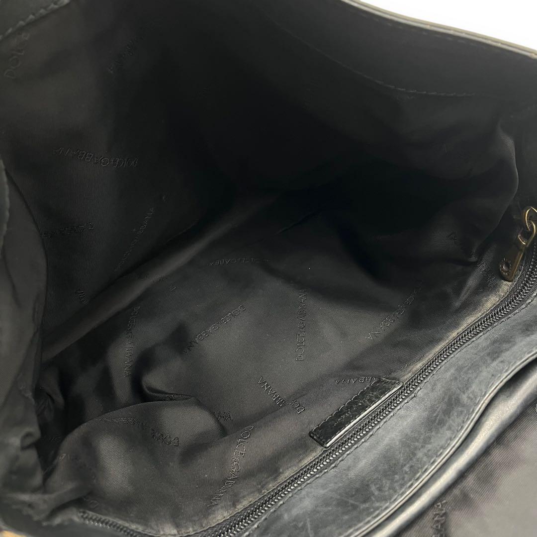 ドルチェ&ガッバーナ　D&G　ショルダーバッグ　メッセンジャーバッグ　ブラック