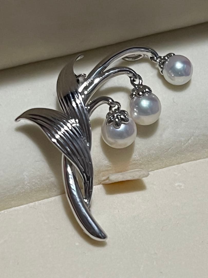 TASAKI ブローチ　スズラン　鈴蘭