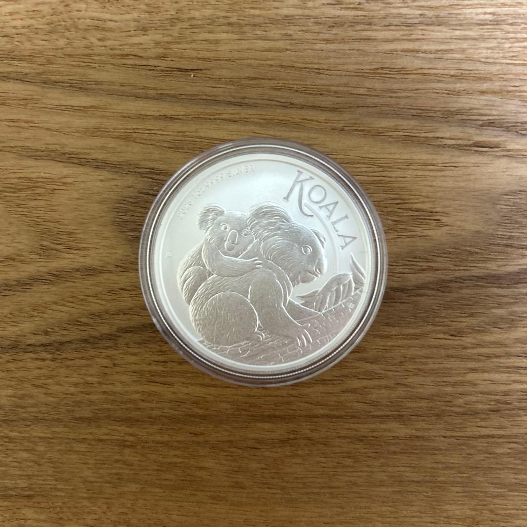 純銀　2023 (親子)コアラ