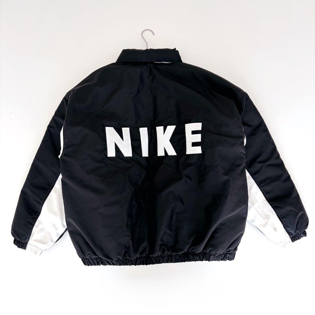 NIKE ナイキ 90s ナイロン ブルゾン 2way ビックロゴ 銀タグ XL
