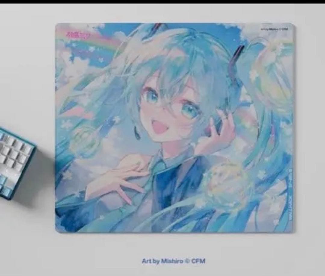 初音ミク WALLHACK ガラス　マウスパッド