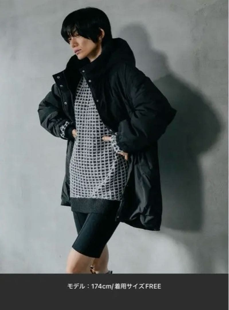 ほぼ未使用【完売品】エアサーマルマルチWAYロングコート　ブラック　撥水加工