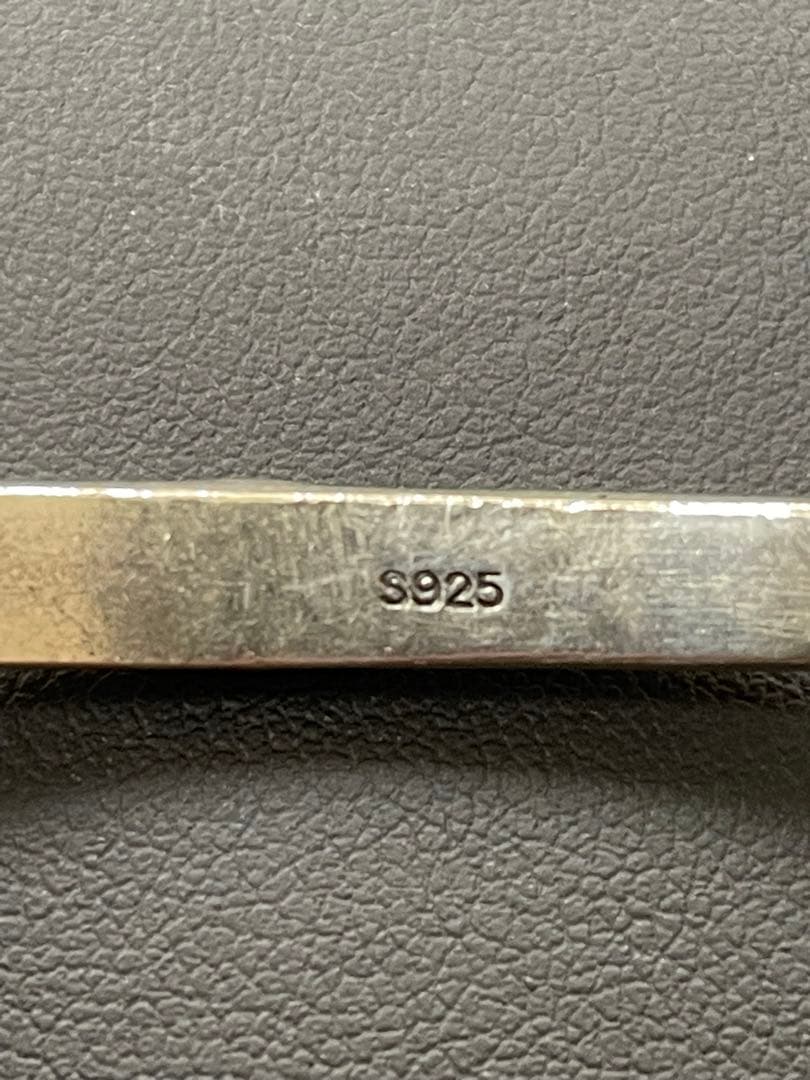 シルバー925 イーグル顔 バングル ブレスレット 金メタル付き