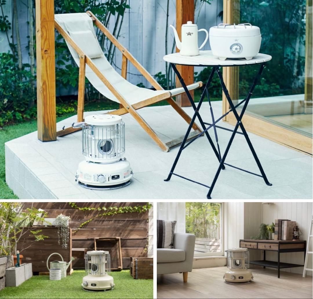 アラジンポータブルガスストーブ＆ストーブファンセット試し使用のみ