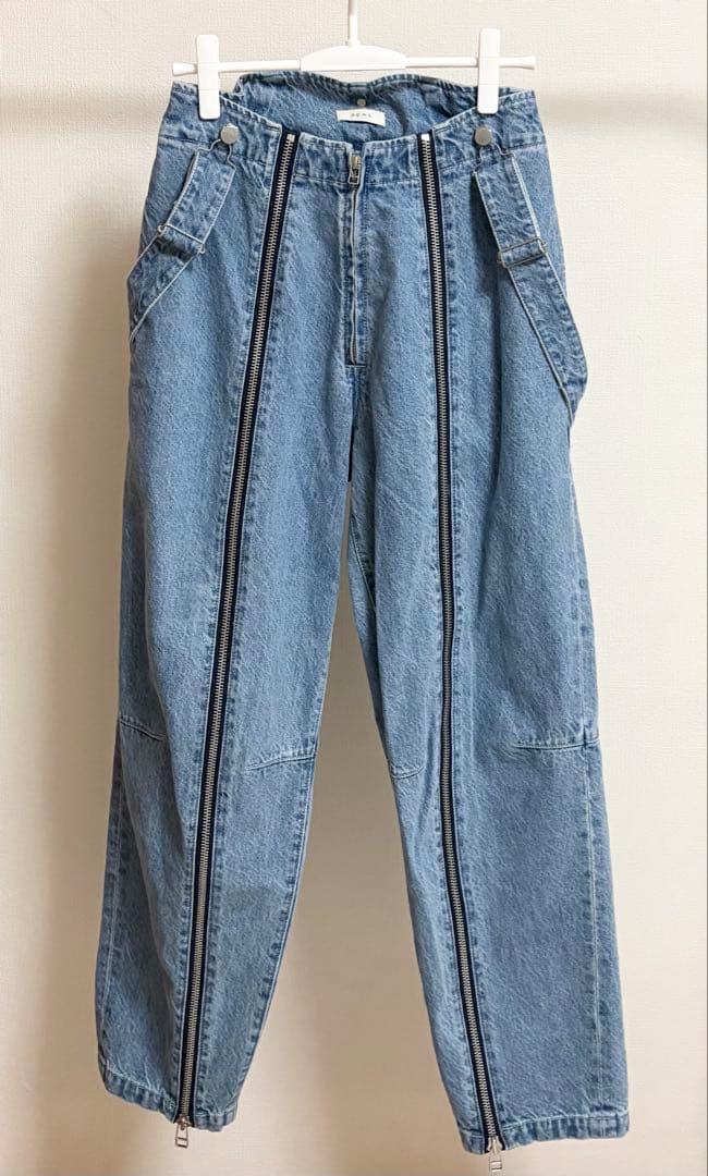 GALLARDA GALANTE 【PEAS】デニムフライトパンツ サスペンダー