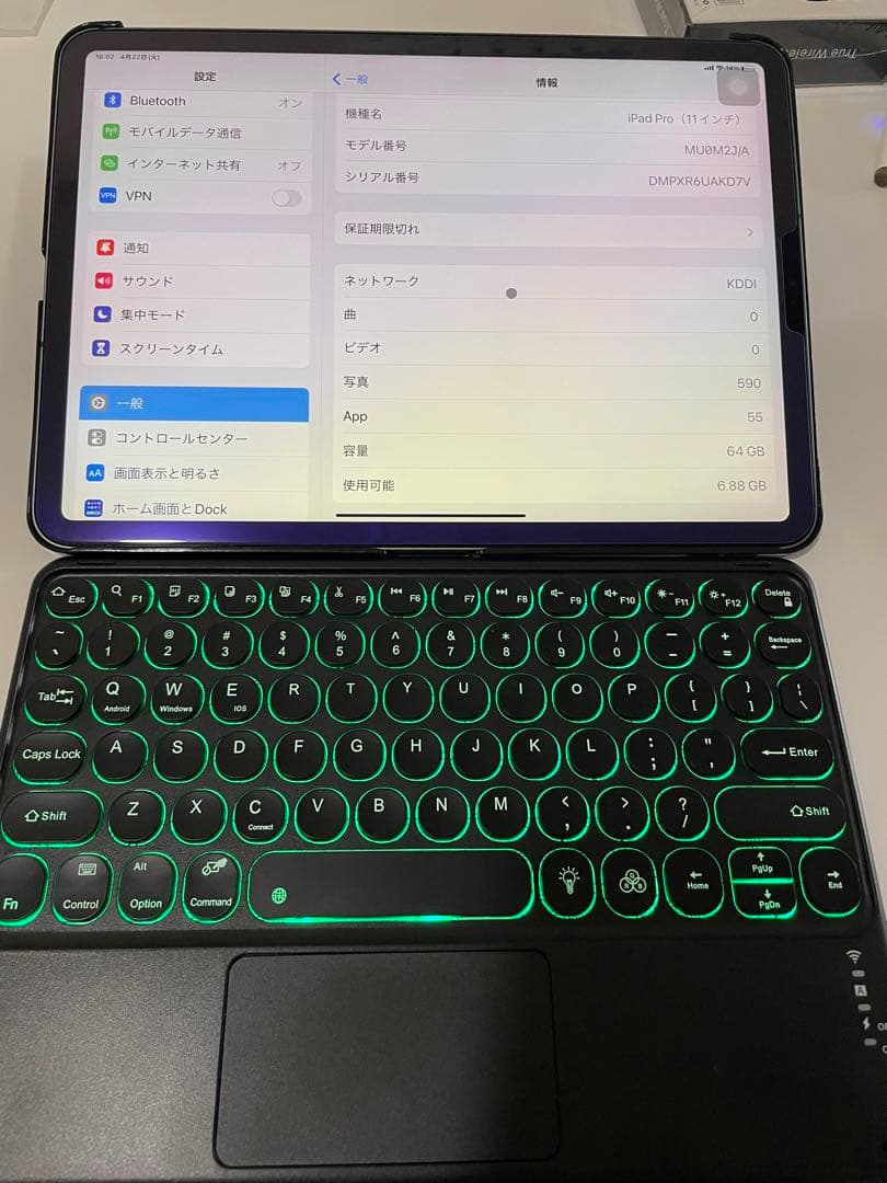 iPad Pro (11インチ) 64GB Wi-Fi + Cellular