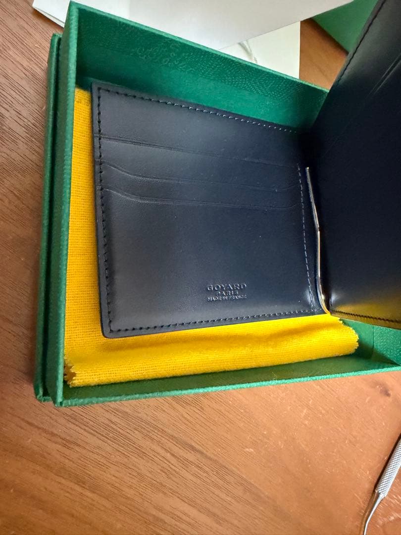 GOYARD ゴヤール 財布 サントマ　マネークリップ　黒　正規品