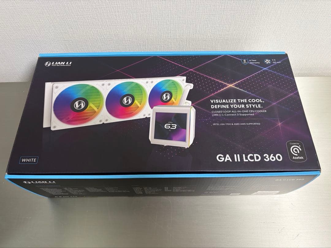 PC用ファン・クーラー LIAN LI GA II LCD 360