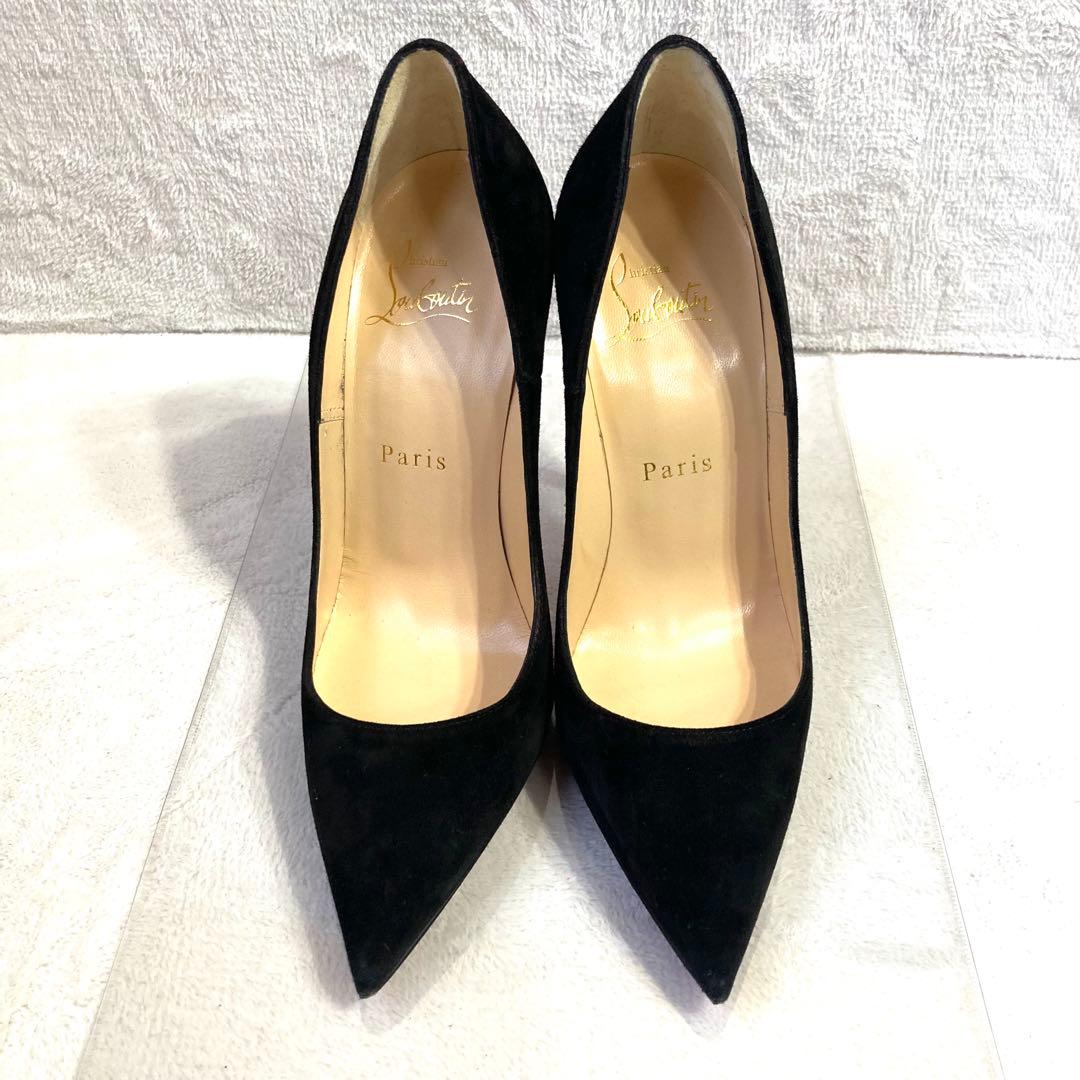 ✨極美品✨　クリスチャンルブタン　スエード　パンプス　黒　22.5