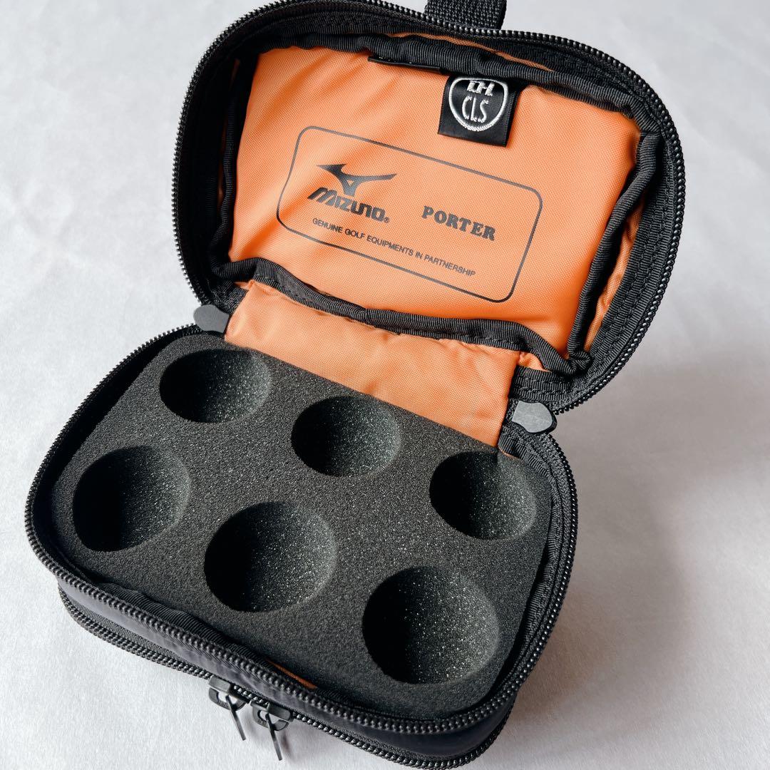極美品✨PORTER ポーター　ミズノ　ゴルフポーチ　ブラック　希少　コラボ