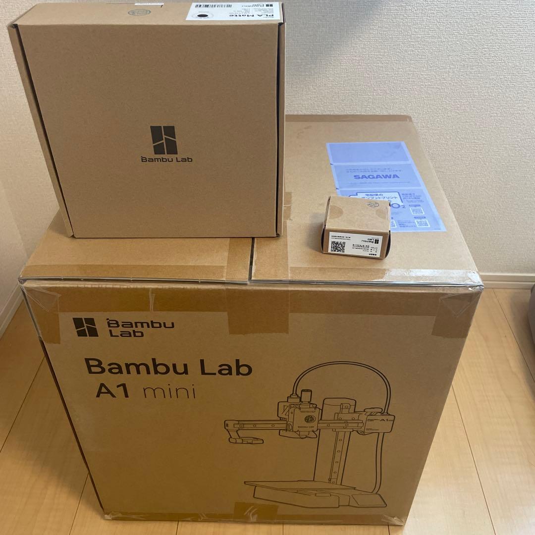 【未使用・未開封】Bambu Lab A1 mini + PLA+ホットエンド